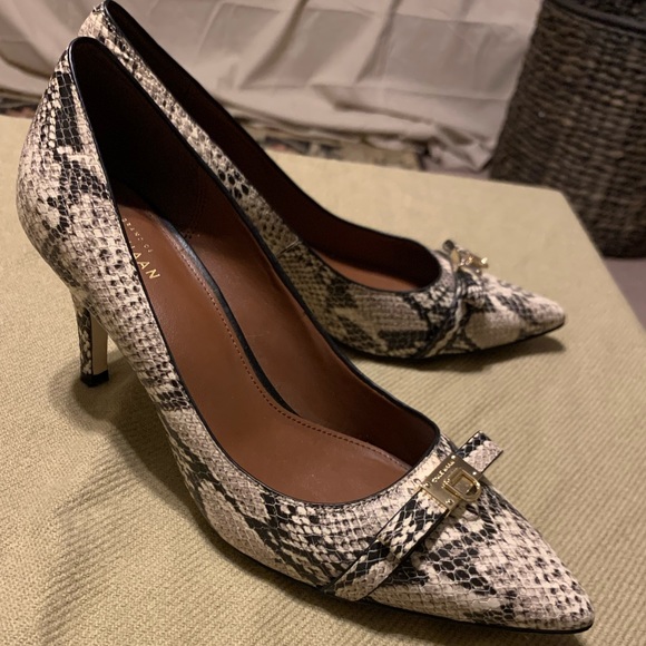 Cole Haan Shoes - 8.5 Cole Haan Signature Roccia Snake Print Heels